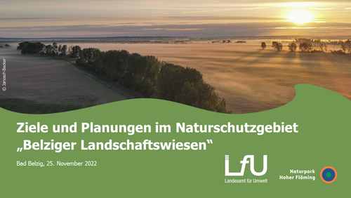 Titelbild Infoveranstaltung Belziger Landschaftswiesen